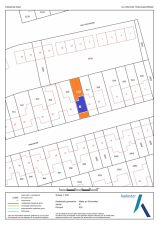 Floorplan - Reesstraat 14, 4921 TK Made